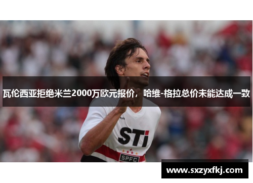 瓦伦西亚拒绝米兰2000万欧元报价，哈维-格拉总价未能达成一致